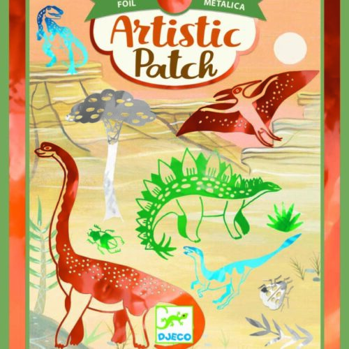 Художественные патчи металлизированные DJECO Динозавры (DJ09463)