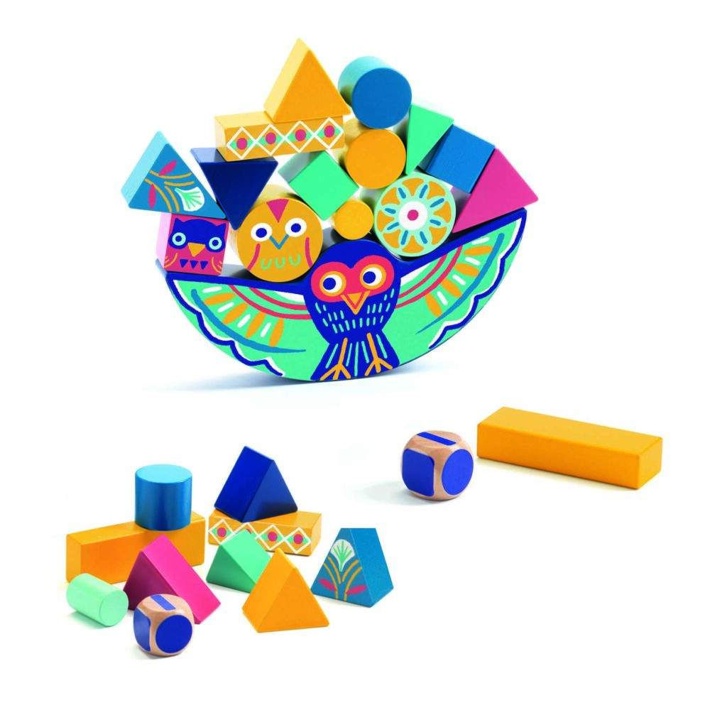Набор деревянных геометрических фигур DJECO Ze Balanceo (DJ06433)