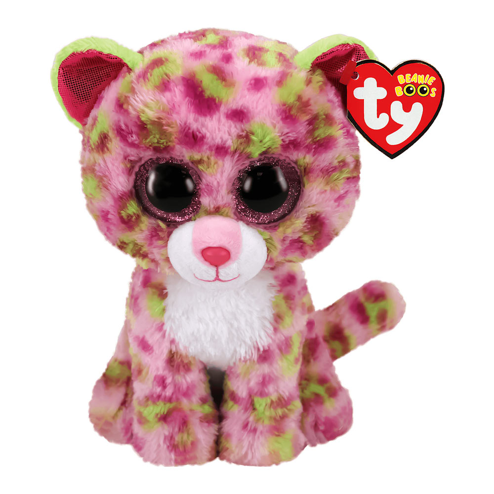 Мягкая игрушка TY Beanie Boo&#8217;s Розовый леопард LEOPARD 15 см (36312)