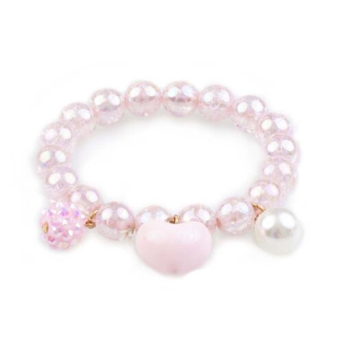 Браслет Great Pretenders Pink Heart Bobble (84083)