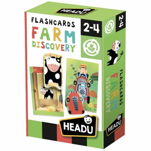 Карточки-игра Монтессори Headu «Ферма и ее обитатели» (MU24001)