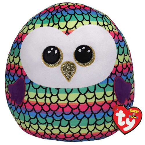 Stuffed toy TY SQUISH-A-BOOS Owl OWEN (39191)
