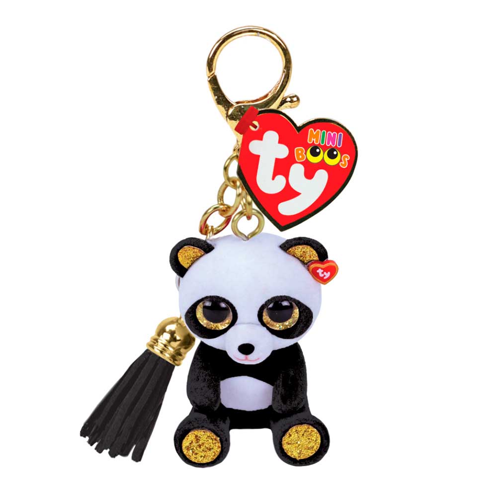 Plush toy TY Mini Boos clip Panda CHI (25057)