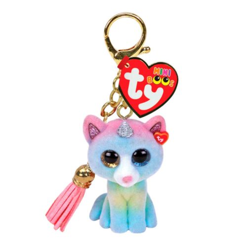 Мягкая игрушка TY Mini Boos clip Котенок HEATHER (25059)