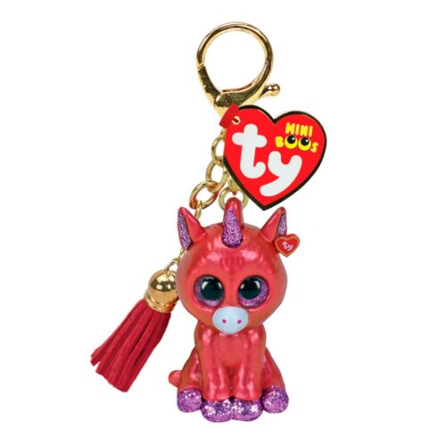 Мягкая игрушка TY Mini Boos clip Единорог SUNSET (25062)
