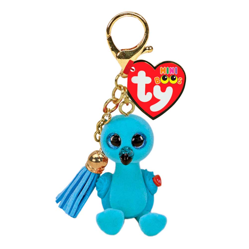 М&#8217;яка іграшка TY Mini Boos clip Фламінго WILLIAM (25063)