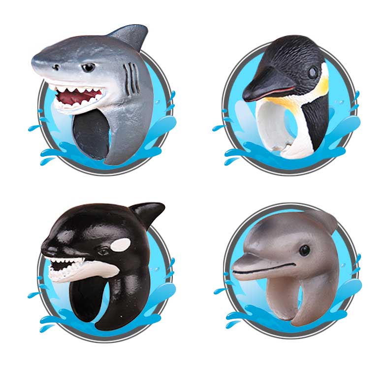 Кольцо Great Pretenders в ассортименте Animal Kingdom: Ocean 24 шт (84513)