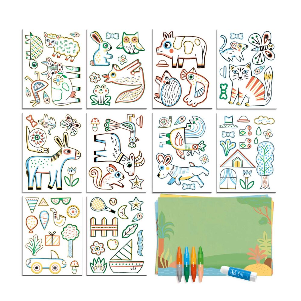 Набір для творчості DJECO Світ для створення тварин (DJ08997)