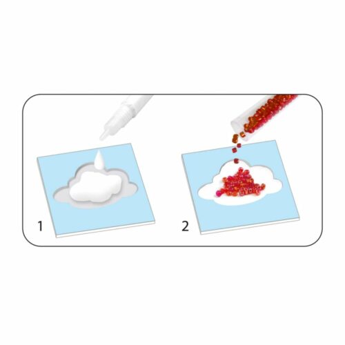 Художественный комплект DJECO рисование блестками Сказочная страна (DJ09409)