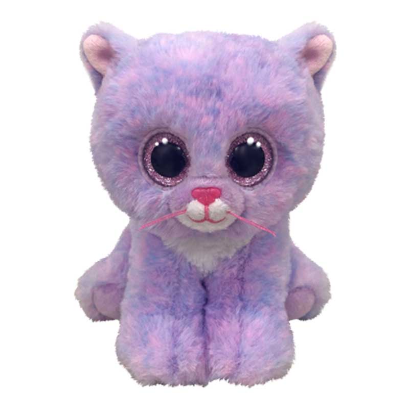 Мягкая игрушка TY Beanie Boo&#8217;s Лавандовый котенок CASSIDY 15 см (36248)