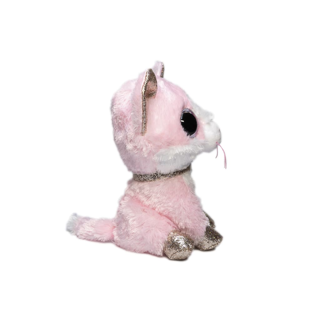 Мягкая игрушка TY Beanie Boo&#8217;s Розовый котенок FIONA 15 см (36366)