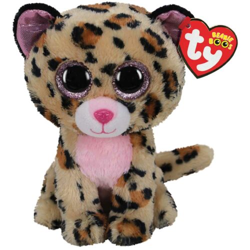 Мягкая игрушка TY Beanie Boo&#8217;s Бурый леопард LIVVIE 15 см (36367)