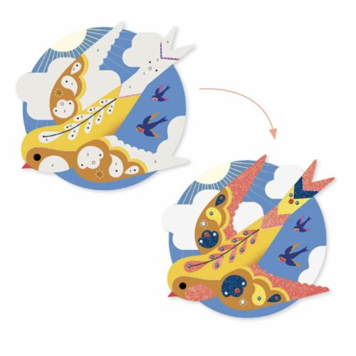 DJECO Creativity Kit &#8220;Birds of Paradise&#8221; (DJ09522)
