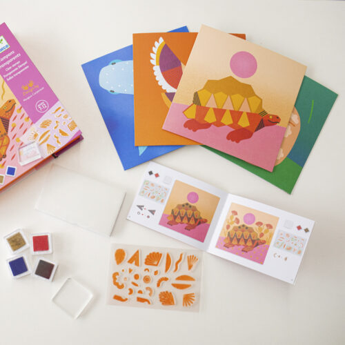 Набор для творчества со штампами DJECO Животные и узоры (DJ08966)