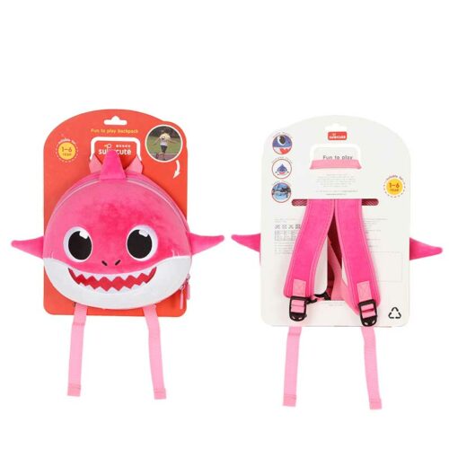 Рюкзак Supercute Акула Розовый (SF120-b)
