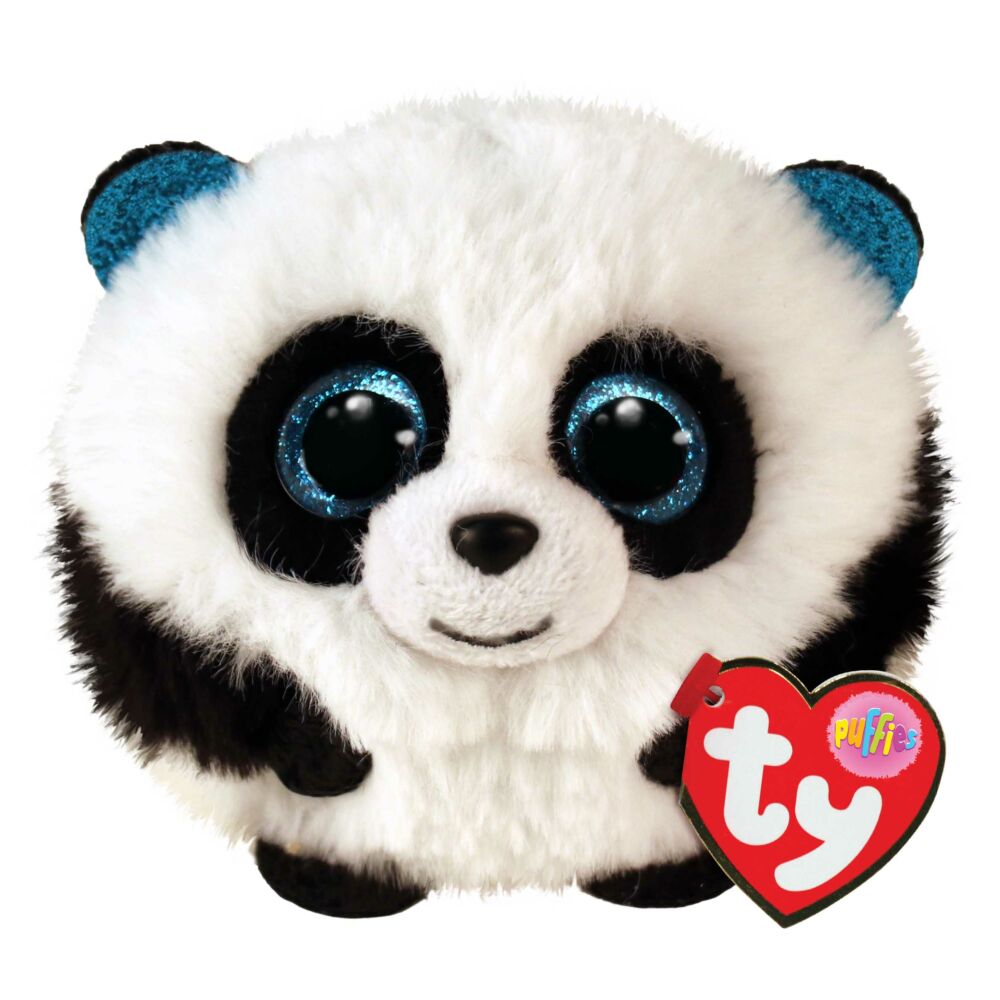 Stuffed toy TY PUFFIES Panda BAMBOO 10 sm (42526)