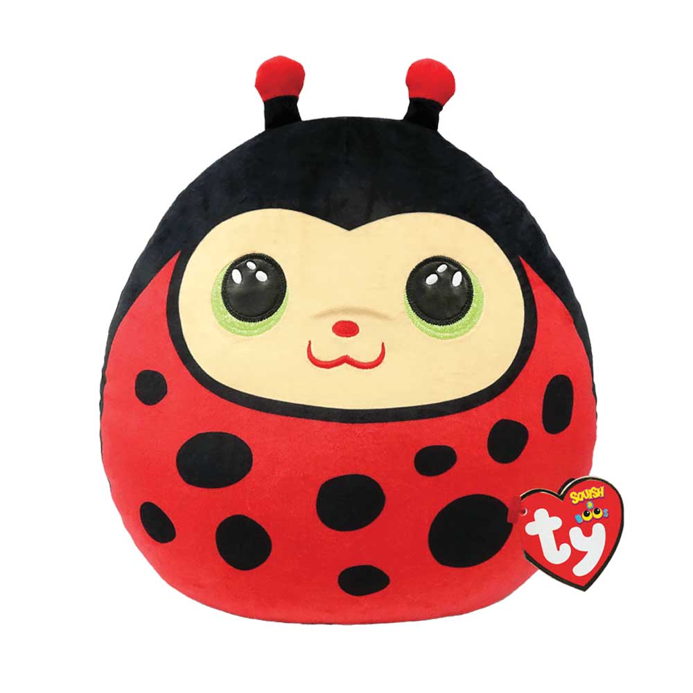 Подушка TY SQUISH-A-BOOS Божья коровка IZZY 40 см (39325)