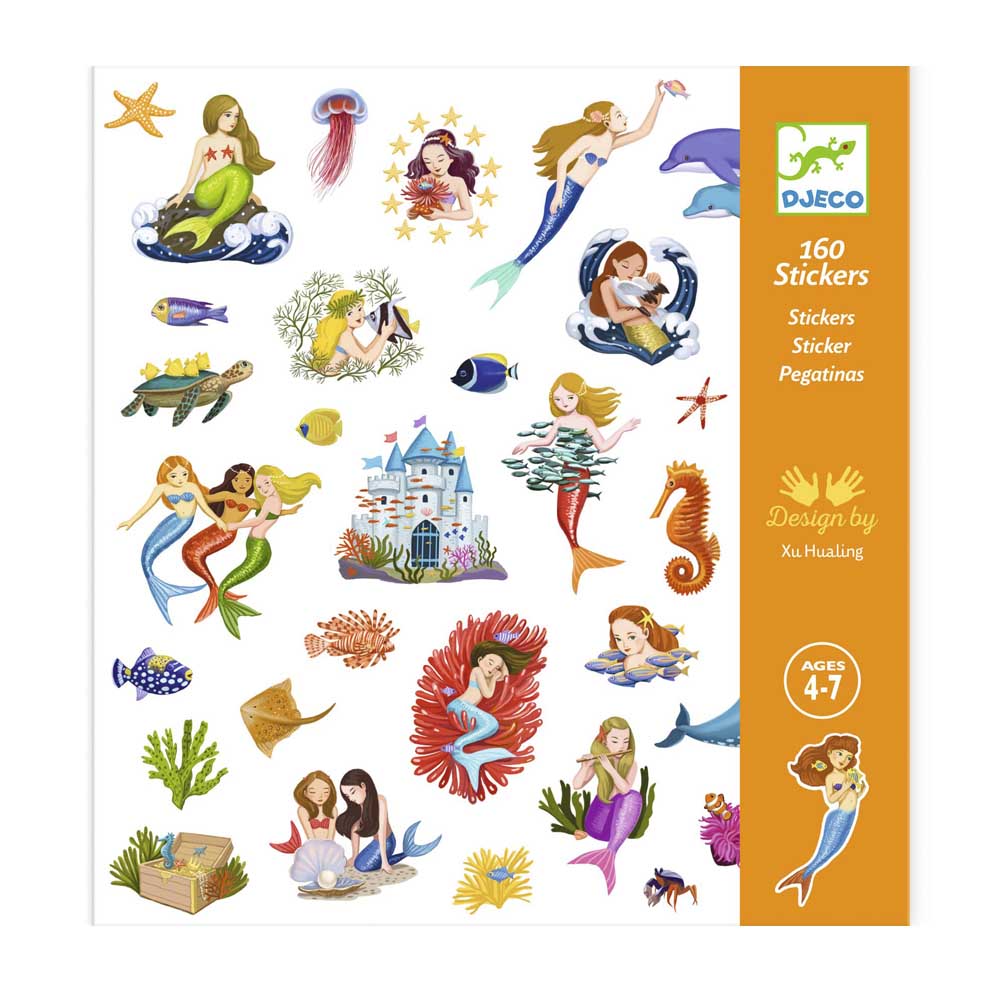 Набор наклеек DJECO Русалки (DJ08885)