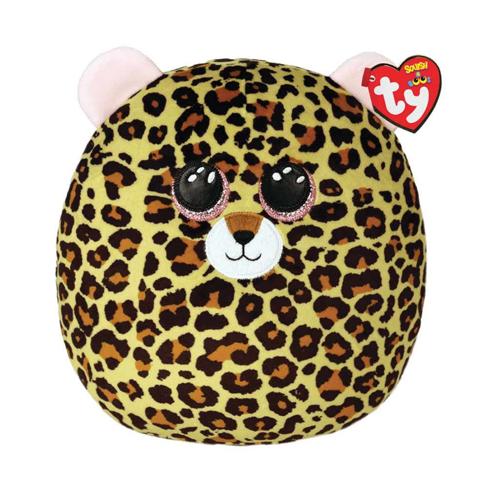 Soft toy TY SQUISH-A-BOOS Leopard LIVVIE 40 sm (39221)