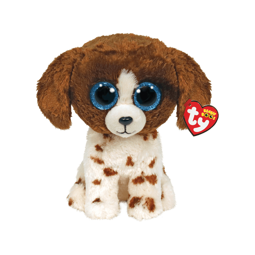 Soft toy TY Beanie Boo&#8217;s Puppy MUDDLES (36487)