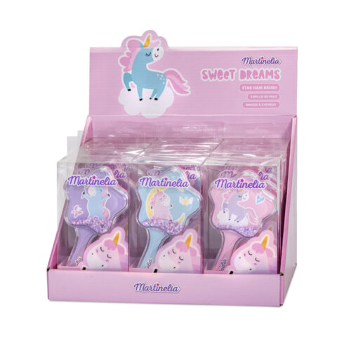 Блестящая расческа для волос MARTINELIA Единорог (20201W)