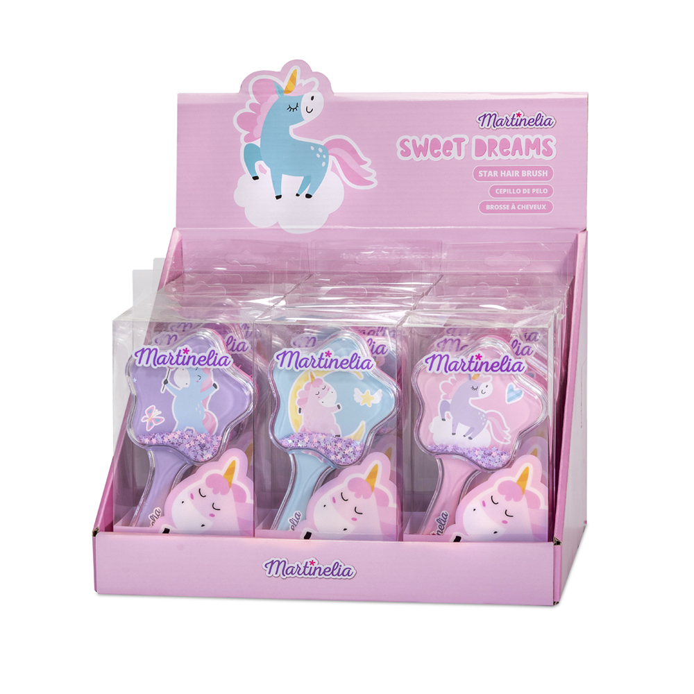Блестящая расческа для волос MARTINELIA Единорог (20201W)