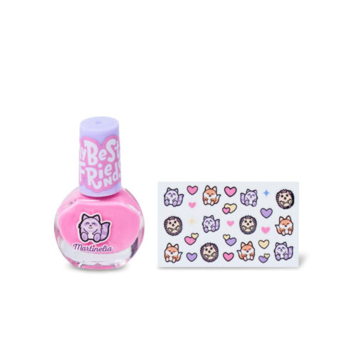 Set of nail polish and stickers MARTINELIA My best friends (11985)