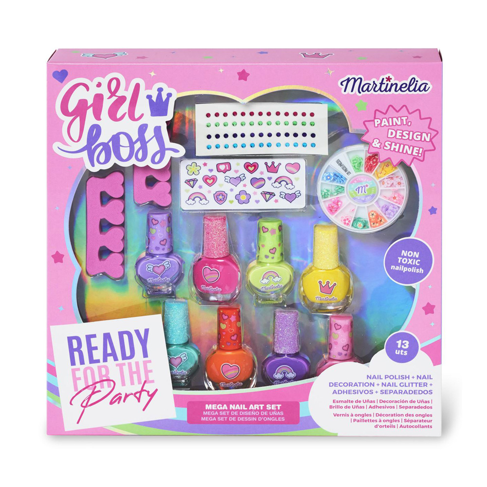 Великий набір для нігтів MARTINELIA Супер дівчина (11935)