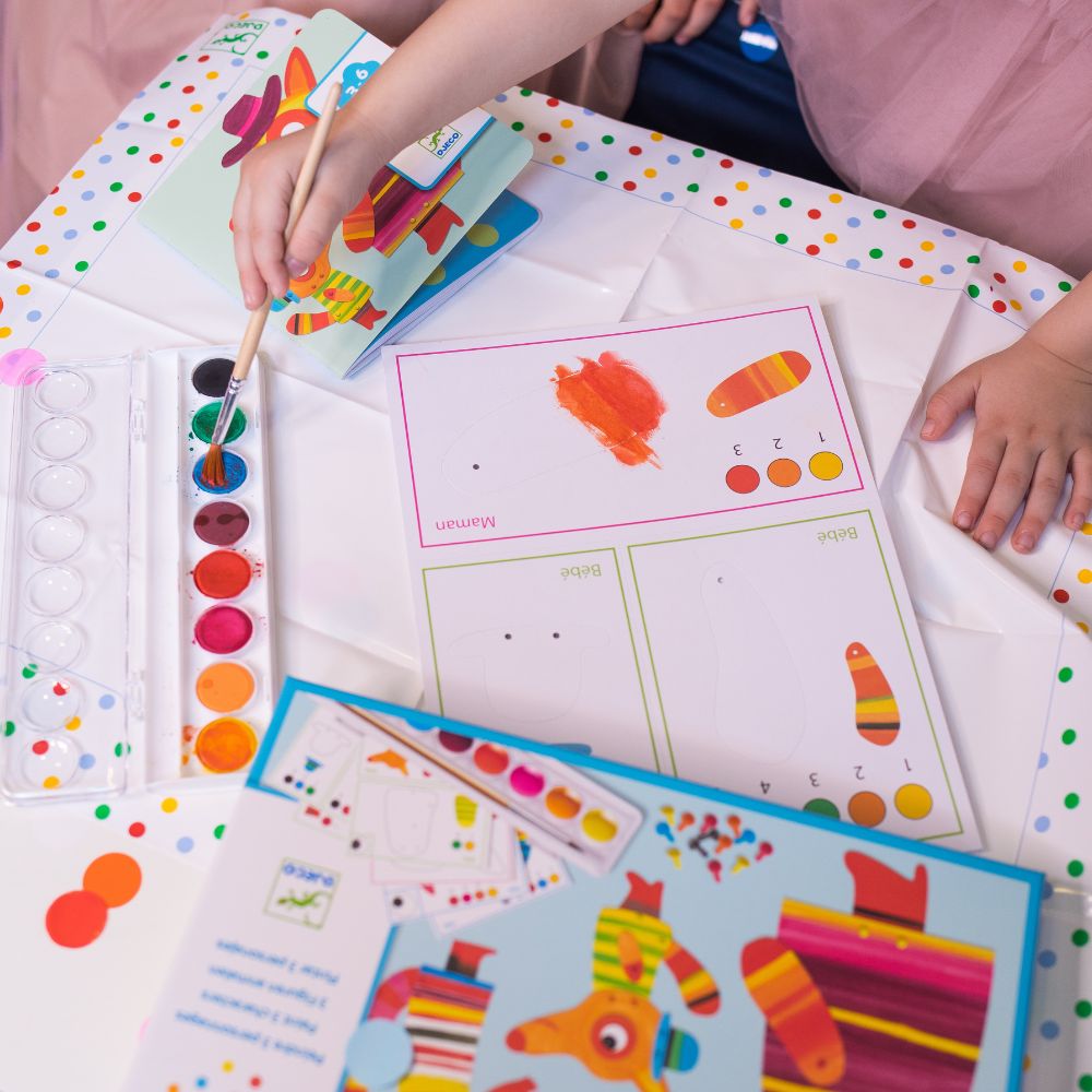 Набор для раскрашивания DJECO Семейка лисиц (DJ09897)