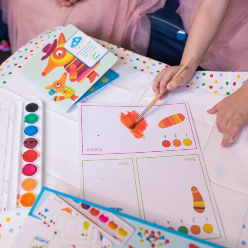 Набор для раскрашивания DJECO Семейка лисиц (DJ09897)