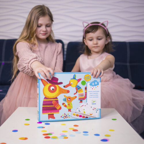 Набор для раскрашивания DJECO Семейка лисиц (DJ09897)