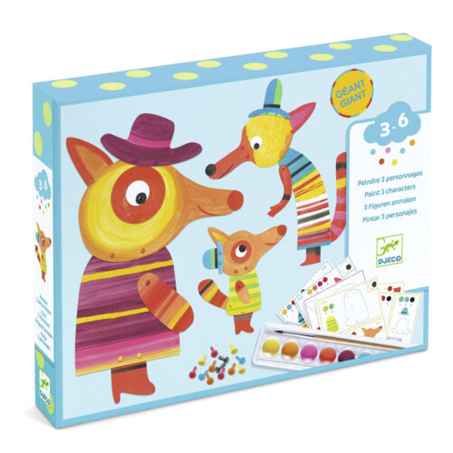 Набор для раскрашивания DJECO Семейка лисиц (DJ09897)