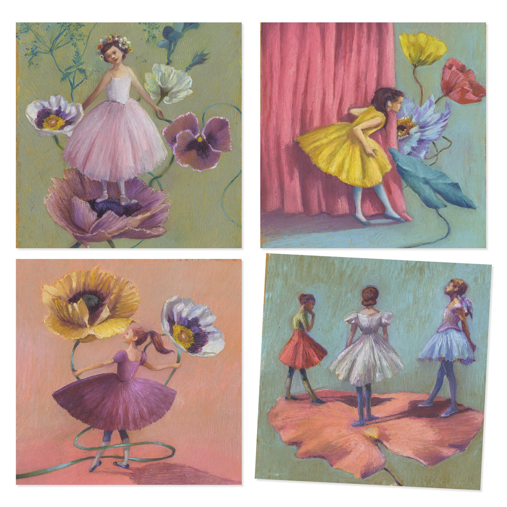 Художественный комплект для рисования DJECO Балерина (DJ09381)