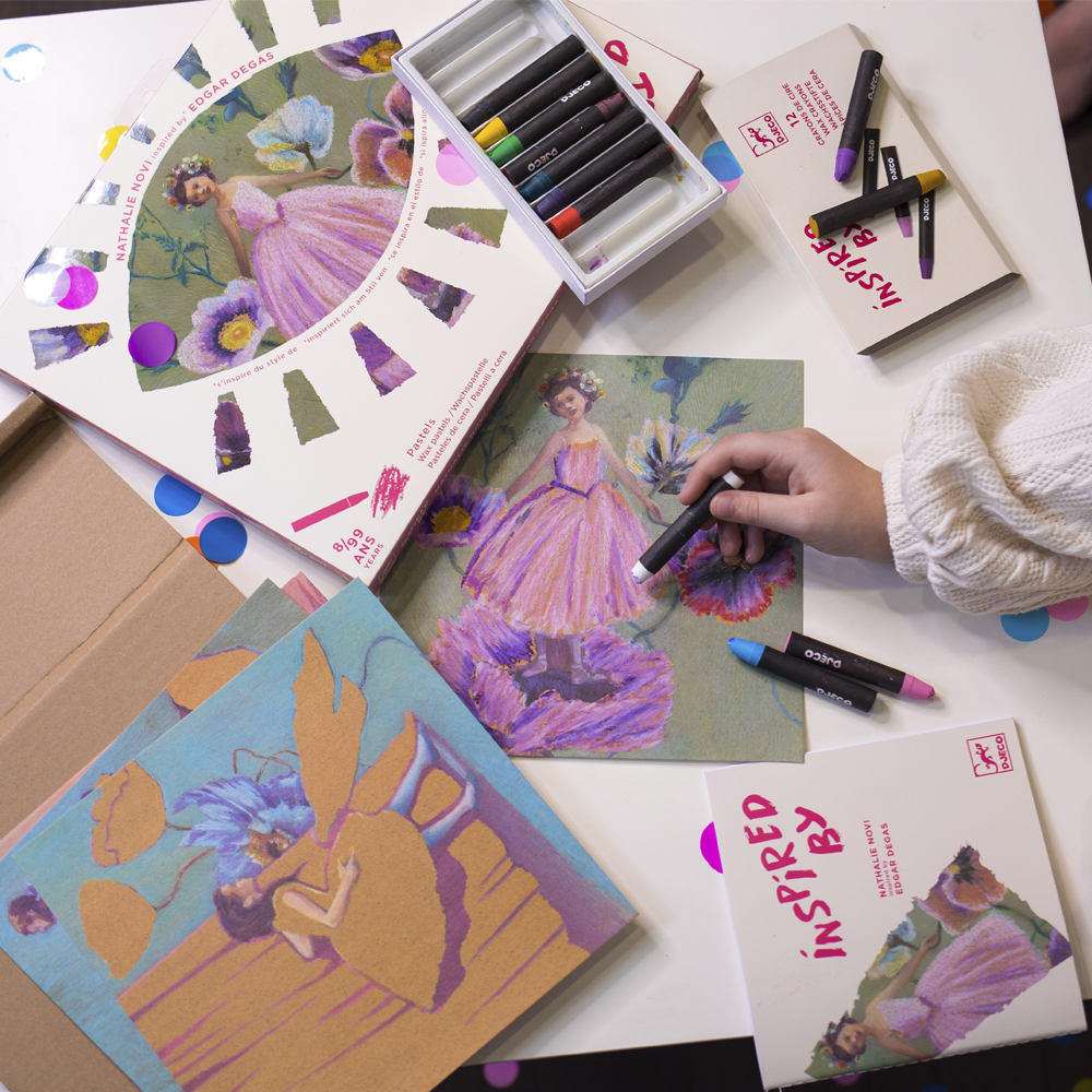 Художественный комплект для рисования DJECO Балерина (DJ09381)