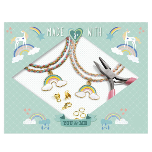 Набор для изготовления браслетов дружбы DJECO Радуга Кумихимо (DJ00014)