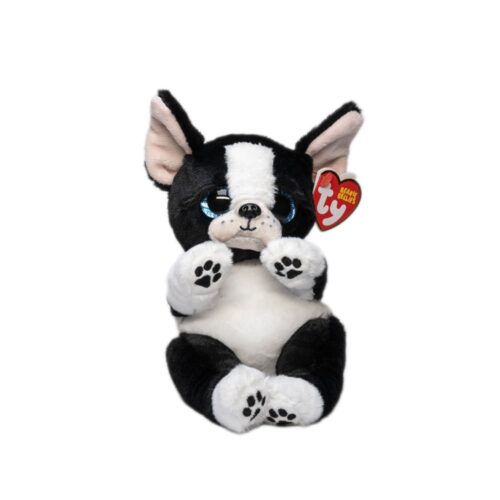 М’яка іграшка TY BEANIE BELLIES Чорно-білий песик TINK (41054)