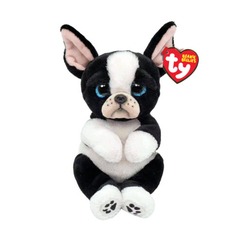 М’яка іграшка TY BEANIE BELLIES Чорно-білий песик TINK (41054)