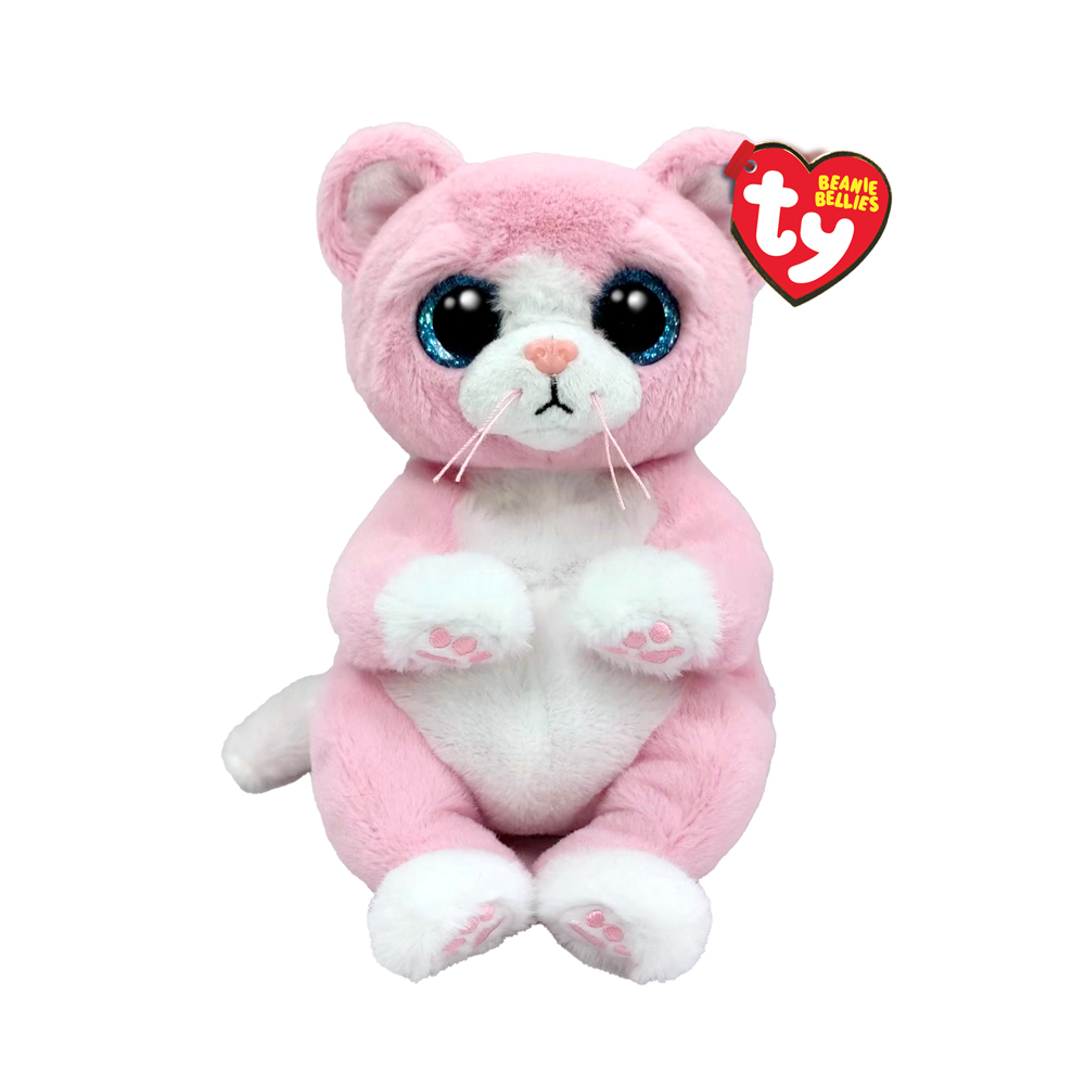 Soft toy TY BEANIE BELLIES Pink kitten LILLIBELLE (41283)