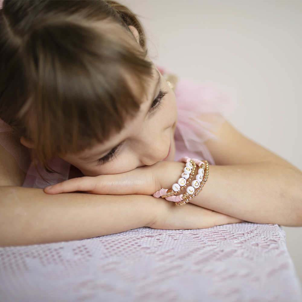 Набор браслетов Great Pretenders Pink Love 4 шт (84110)