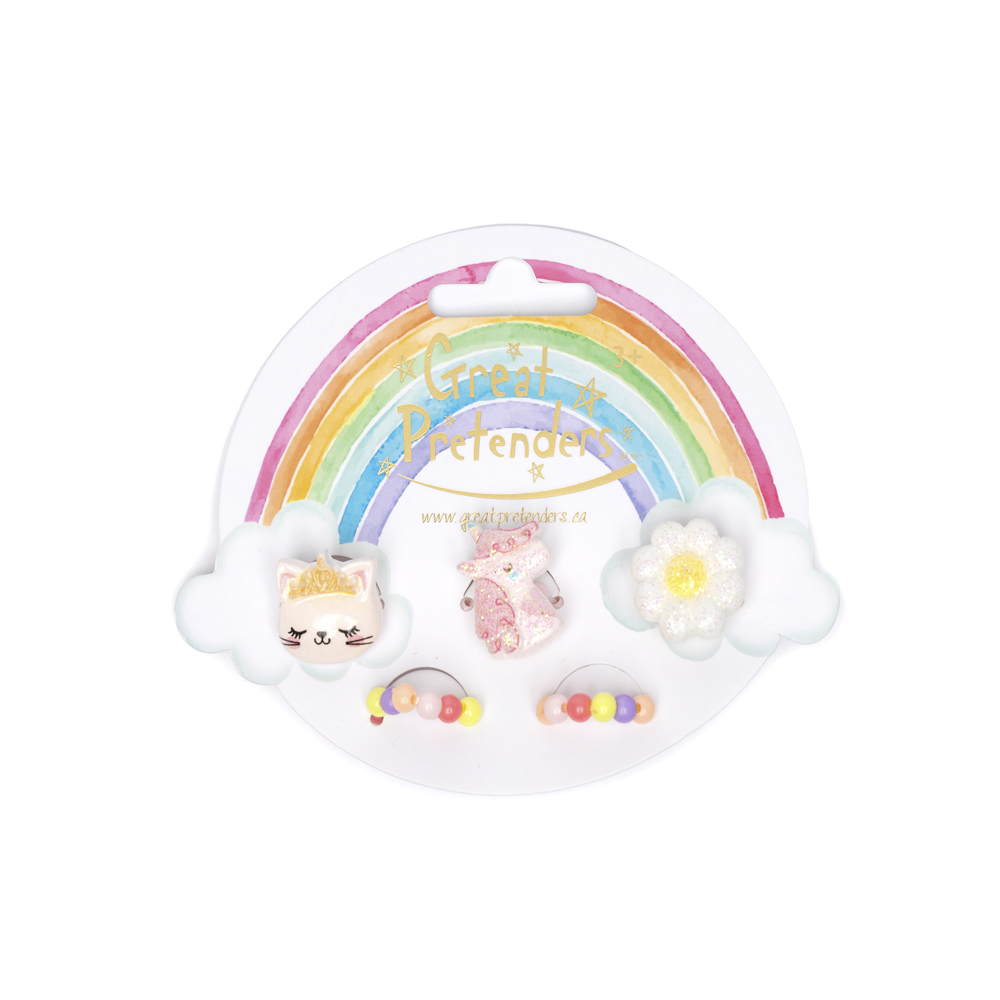 Набір каблучок Great Pretenders Flower Kitty Unicorn (84522)