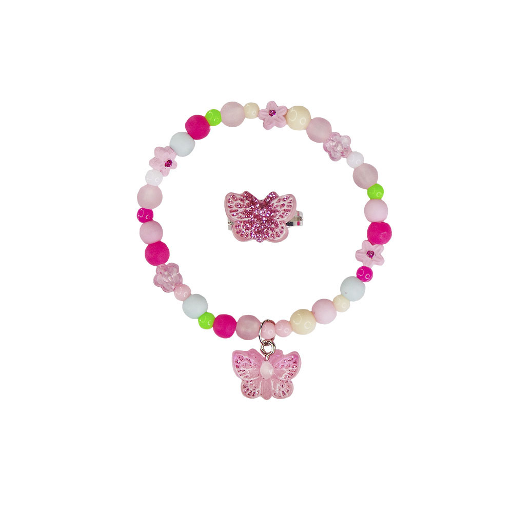 Set bracelet + ring Great Pretenders Butterfly BL &#038; RG Set (84004)