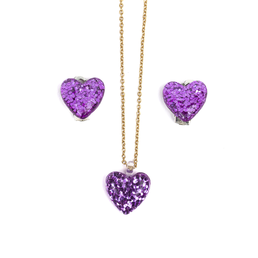 Ожерелье Great Pretenders Glitter Heart (90418)