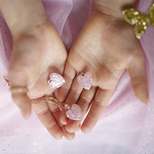 Ожерелье Great Pretenders Glitter Heart (90418)