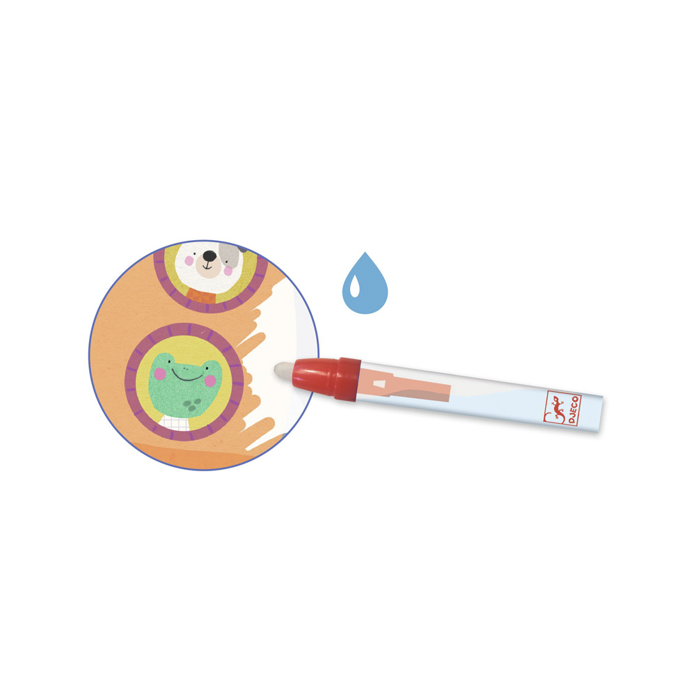 Художественный комплект для рисования водой DJECO В море, в небе, на земле (DJ09074)