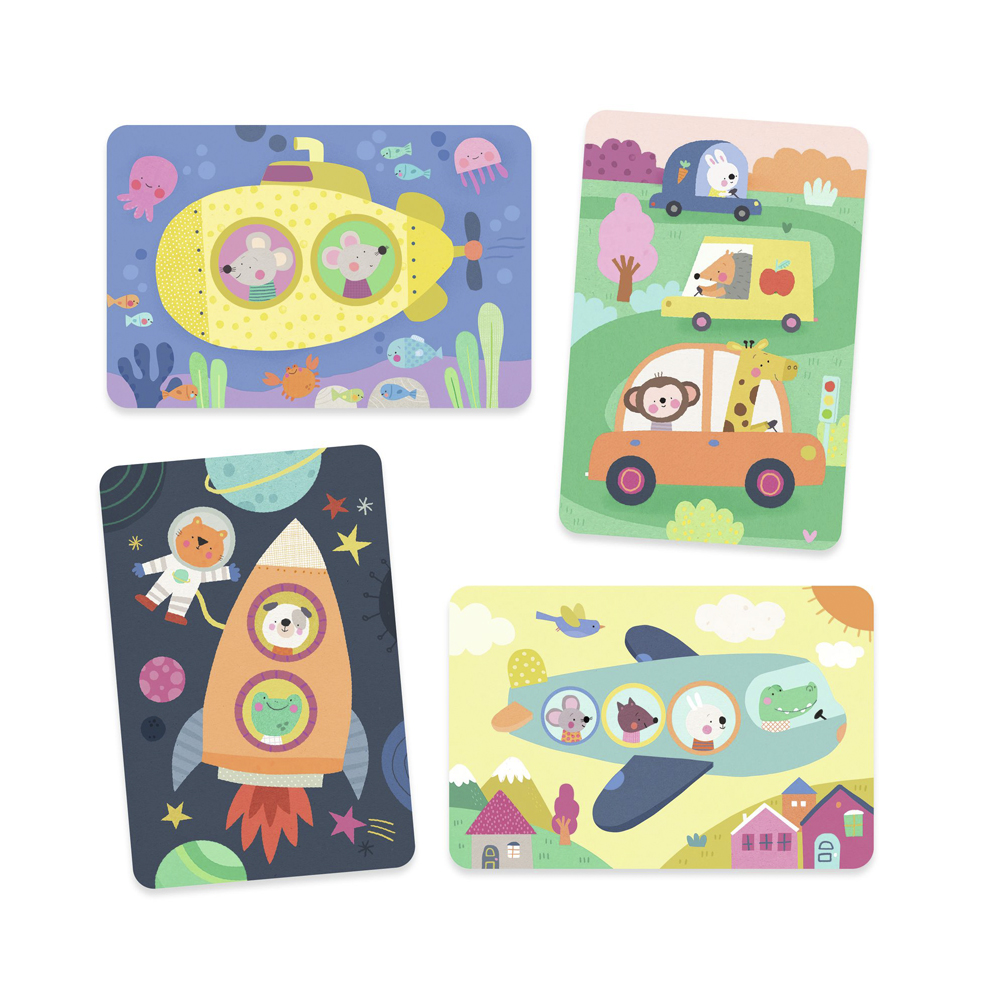 Художественный комплект для рисования водой DJECO В море, в небе, на земле (DJ09074)