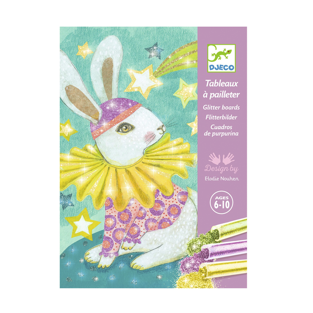 Художественный комплект рисования цветным песком DJECO Волшебный карнавал (DJ09524)