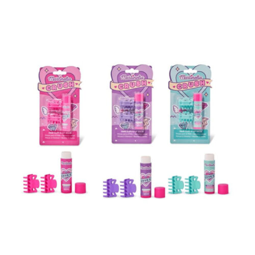 Заколки та бальзам для губ MARTINELIA Асорті (11101)