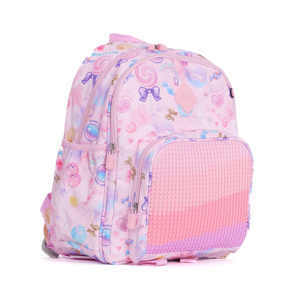 Backpack Upixel Futuristic Kids School Bag Pink (U21-001-F)