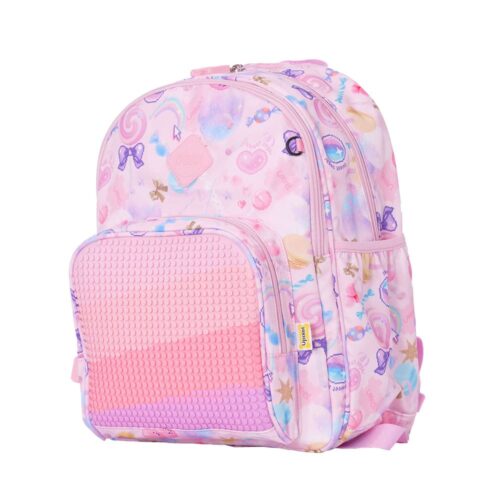 Backpack Upixel Futuristic Kids School Bag Pink (U21-001-F)