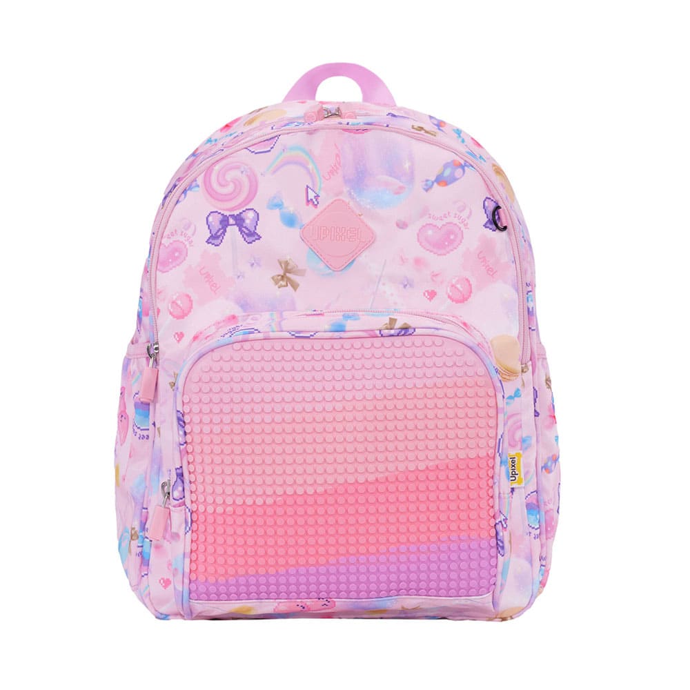Backpack Upixel Futuristic Kids School Bag Pink (U21-001-F)
